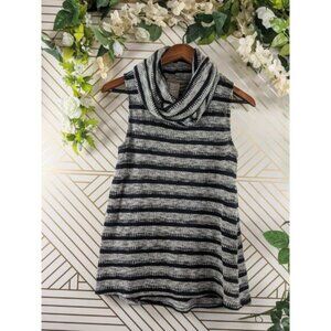 Anthropologie DOLAN Cowl Neck Sweater Striped Charente Sleeveless Womens XS